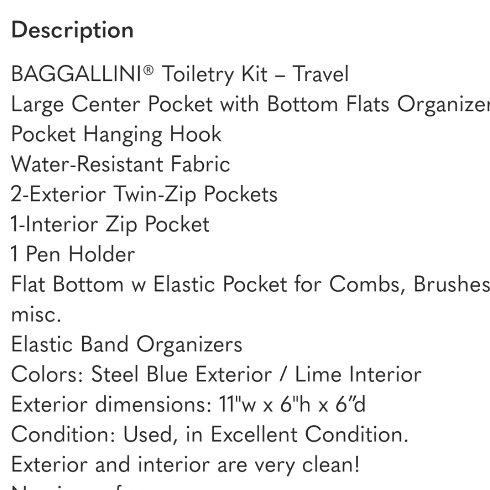 BAGGALLINI® Toiletry Kit – Travel - Picture 8 of 8